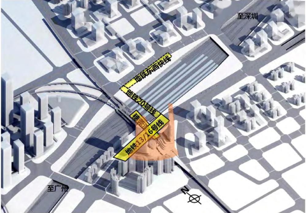 根据广州市轨道交通线网规划(在编),新塘站共引入5条城市轨道线路