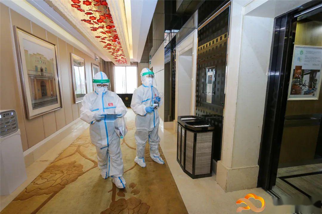 "……日前,位于黄石街的逸林假日酒店,作为白云区入境人员隔离点之一