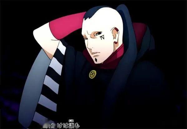 接下来的画面,漩涡博人手掌心的"印记"开启,身后是