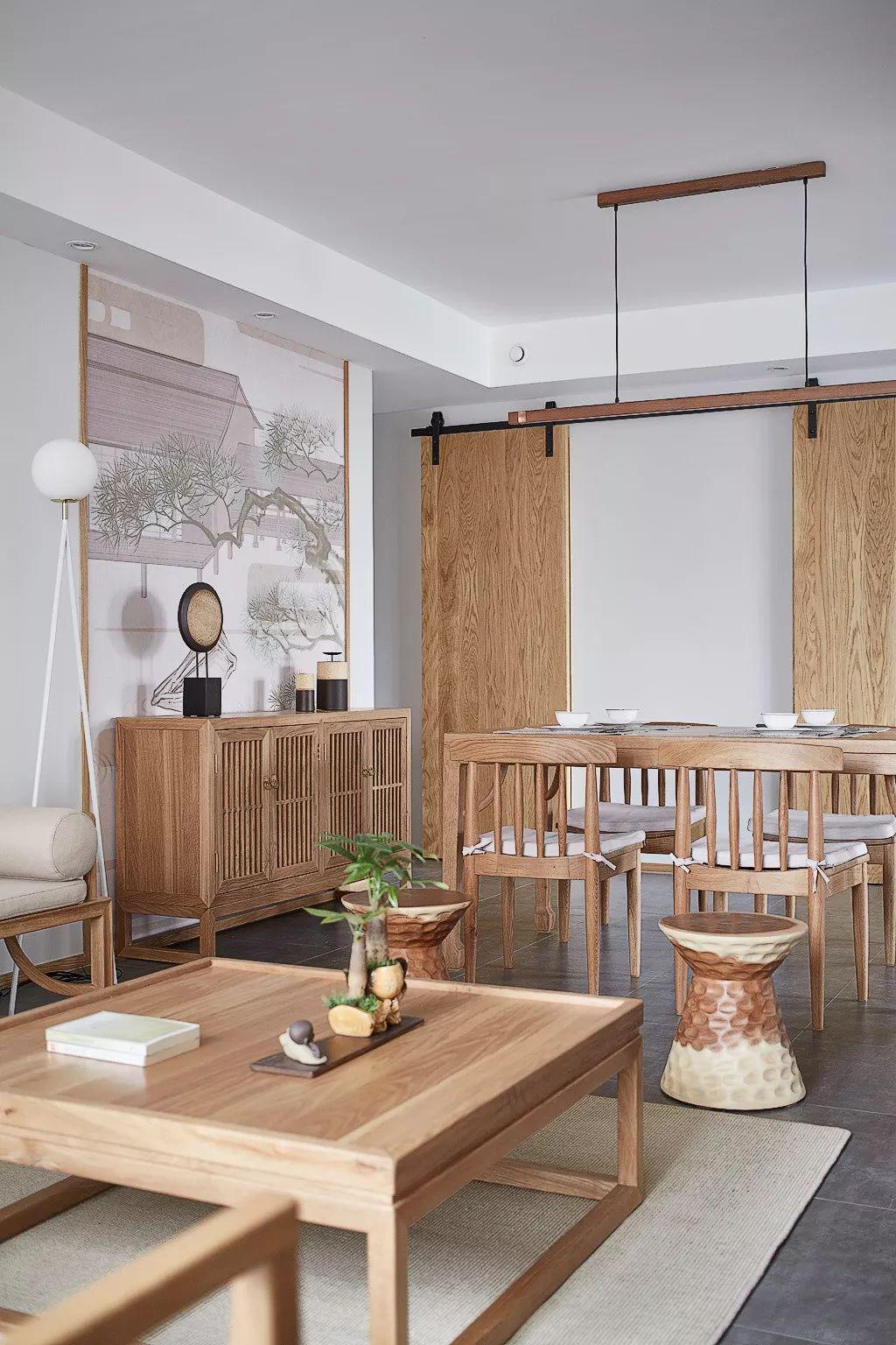 【效果图】138平新房装修,全屋实木打造,美哉!_风格