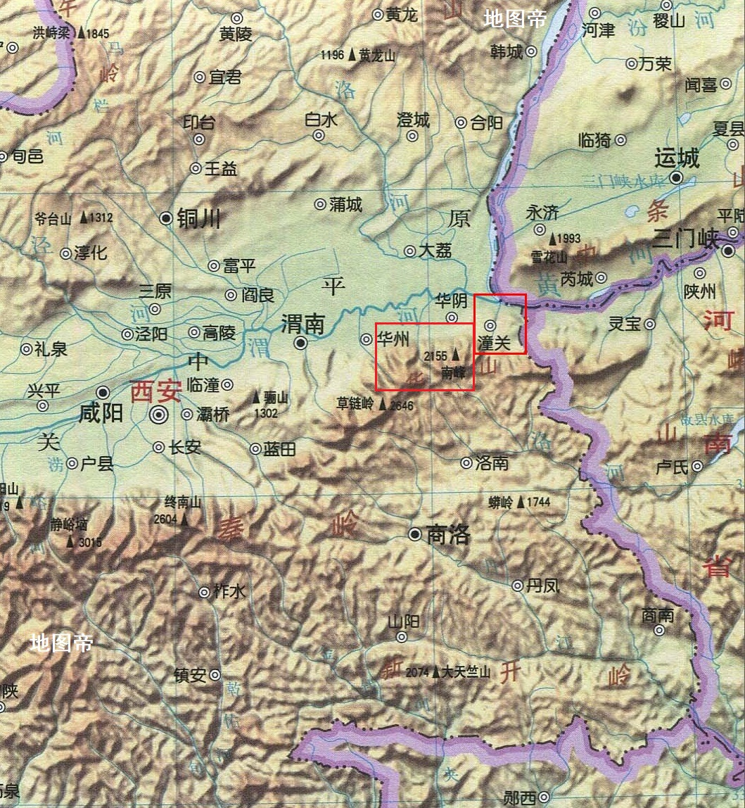 原创西岳夹在西安和洛阳之间为何叫华山