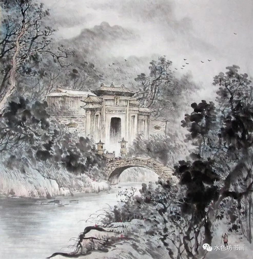 画家专栏│张旒军古法山水意境悠扬
