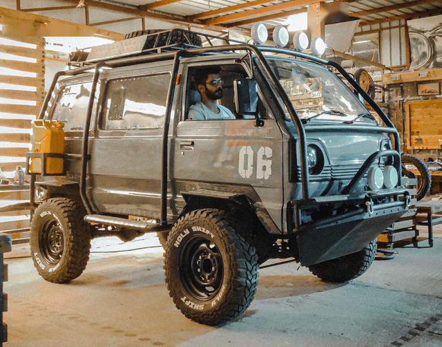 感受一下印度原生南亚改装风格昌河ch1010原型车又焕发生机