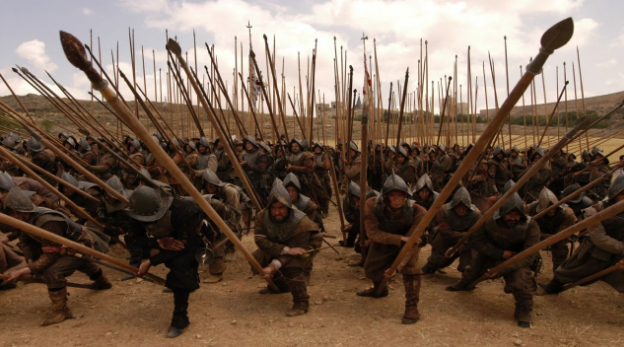 白杆兵:看不起我还是看不起八旗_方阵