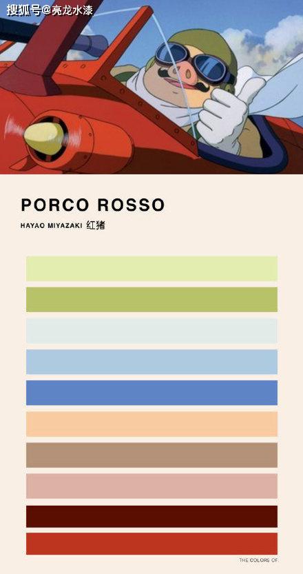 童年治愈师!在宫崎骏电影里发现的美好配色