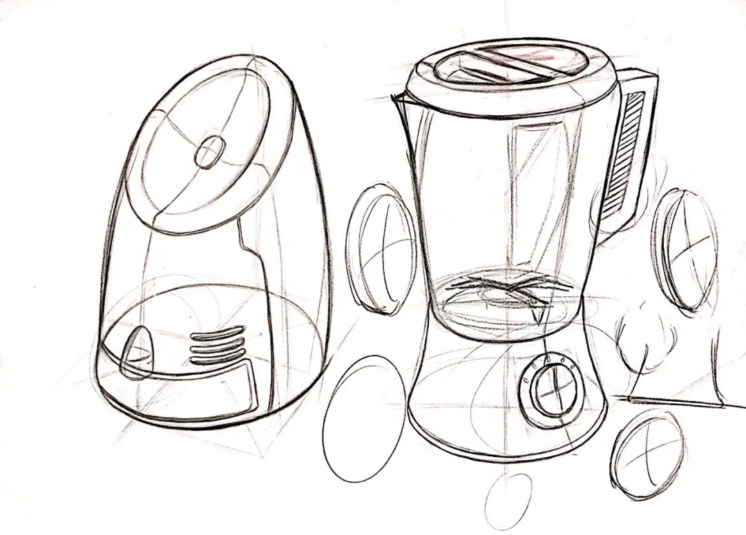 莫般艺术考研精品工业设计产品设计基础手绘练习稿收藏