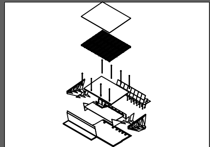 制图课堂 | 四步快速搞定插画线稿风的轴测爆炸图