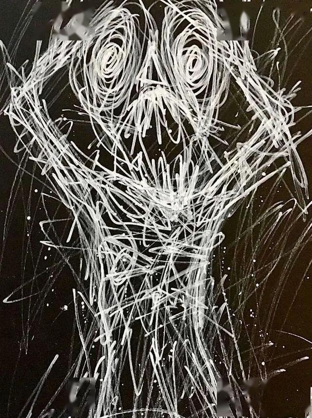 精神分裂者作画,每一幅都令人深思,网友:他画出了自己的内心