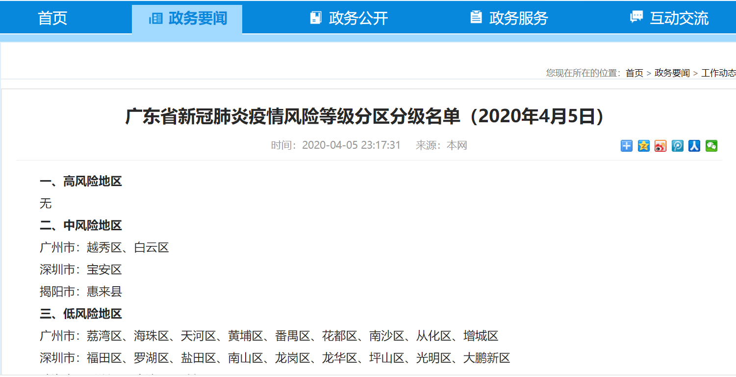 深圳各區最新疫情風險等級公佈寶安區升至中風險