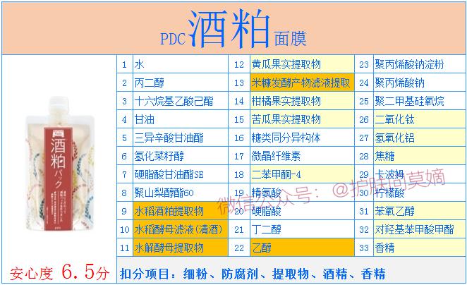 冰冰同款日本酒粕面膜