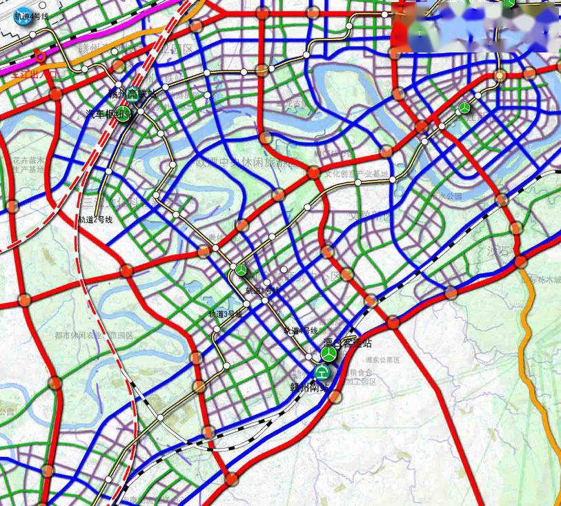 赣州地铁规划图2020图片