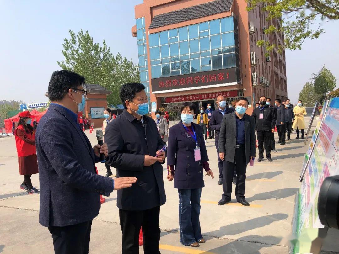 4月6日上午,市领导袁聚平,史建伟,邓英文,杨红伟,王继锋,韩建鹏