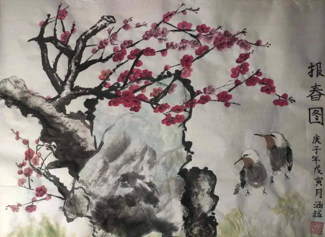 疫情中的温情美术作品投稿展示