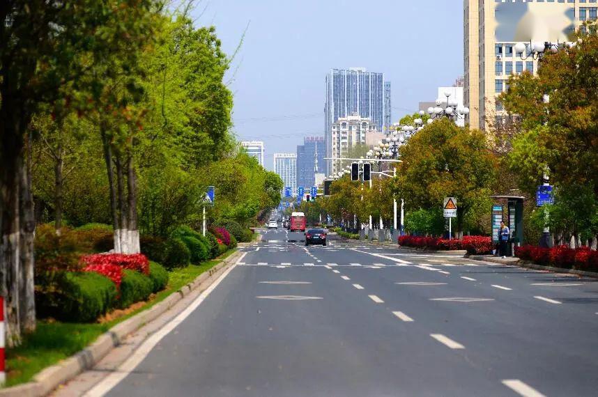 太白大道马鞍山城市道路的颜值担当