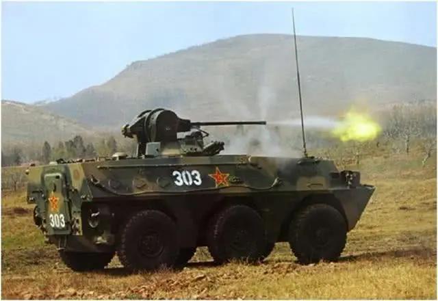 92式步兵战车防护重机枪就能射穿只因根本不是步兵战车