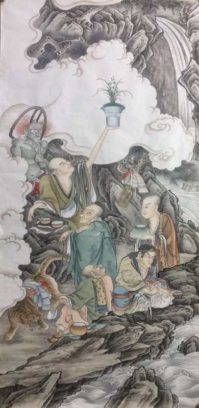 仙界罗汉普世佛传统境高是艺文