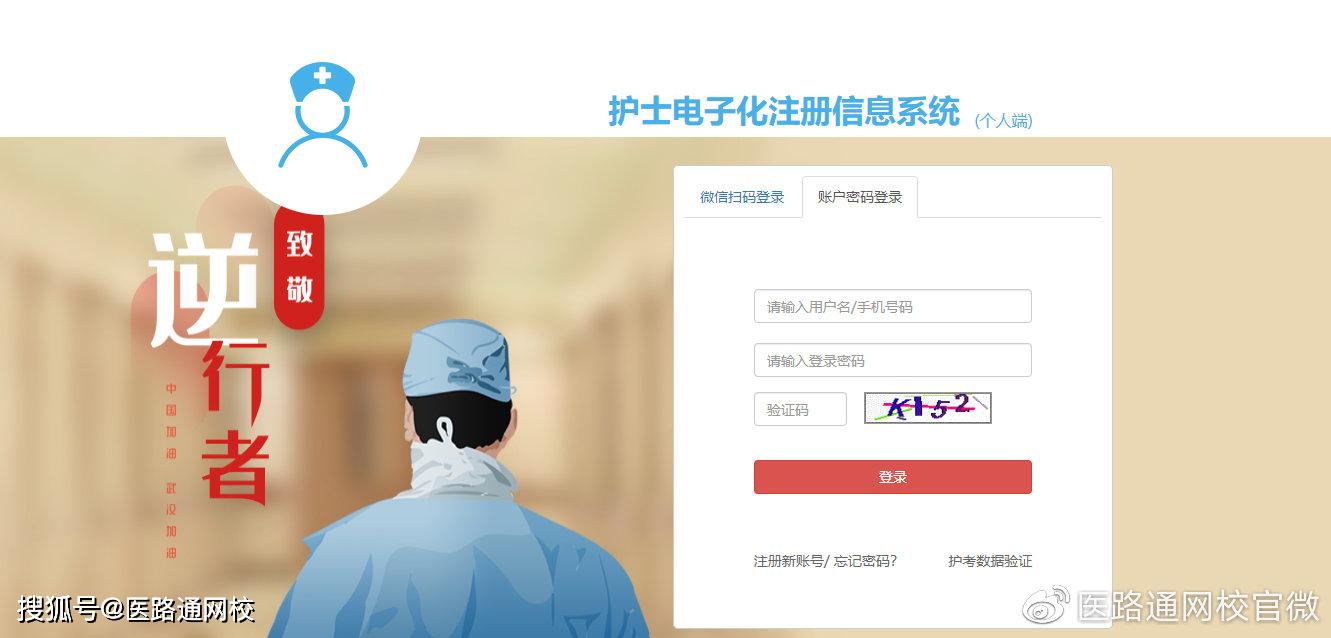 护士电子化注册系统图片