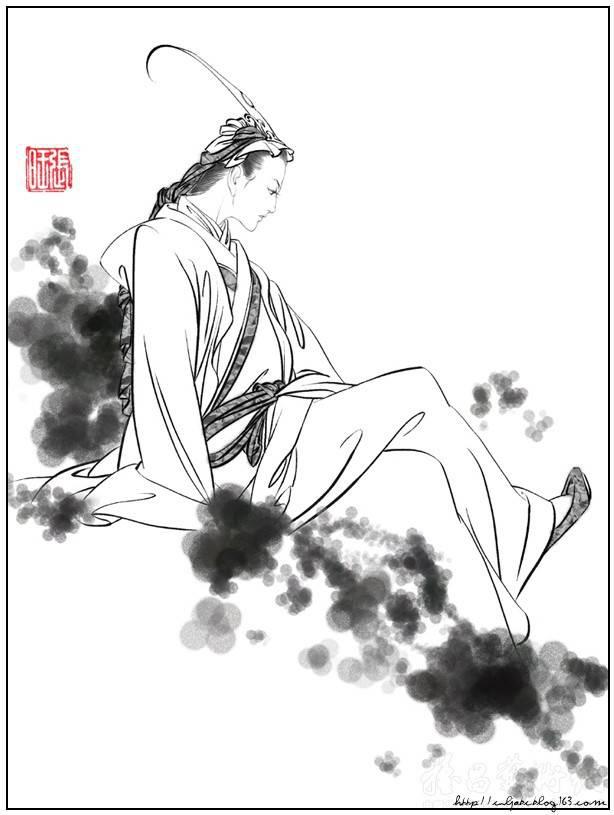 他是最出格的国画师,不用笔墨却画出让百万粉丝痴迷的国画_张旺