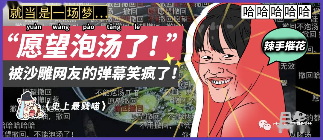愿望泡汤了被沙雕网友的弹幕笑疯了就当是一场梦醒了还是很感动吧