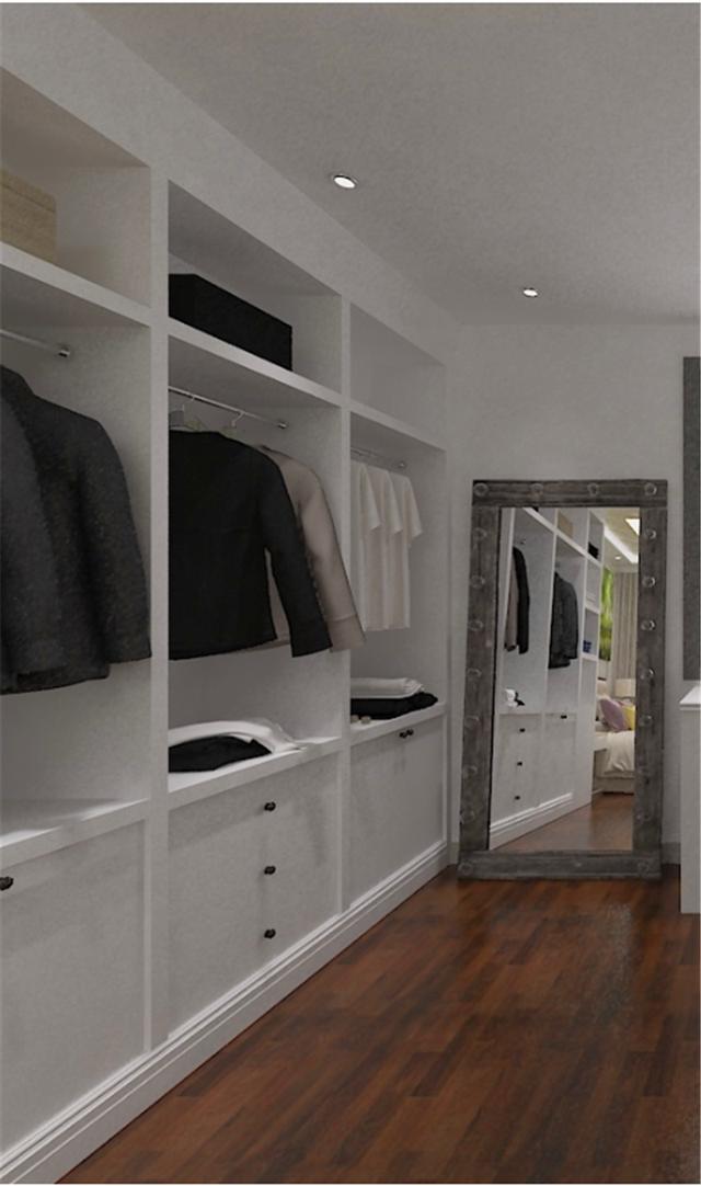 10款步入式衣帽间效果图展示贴心的设计实用美好