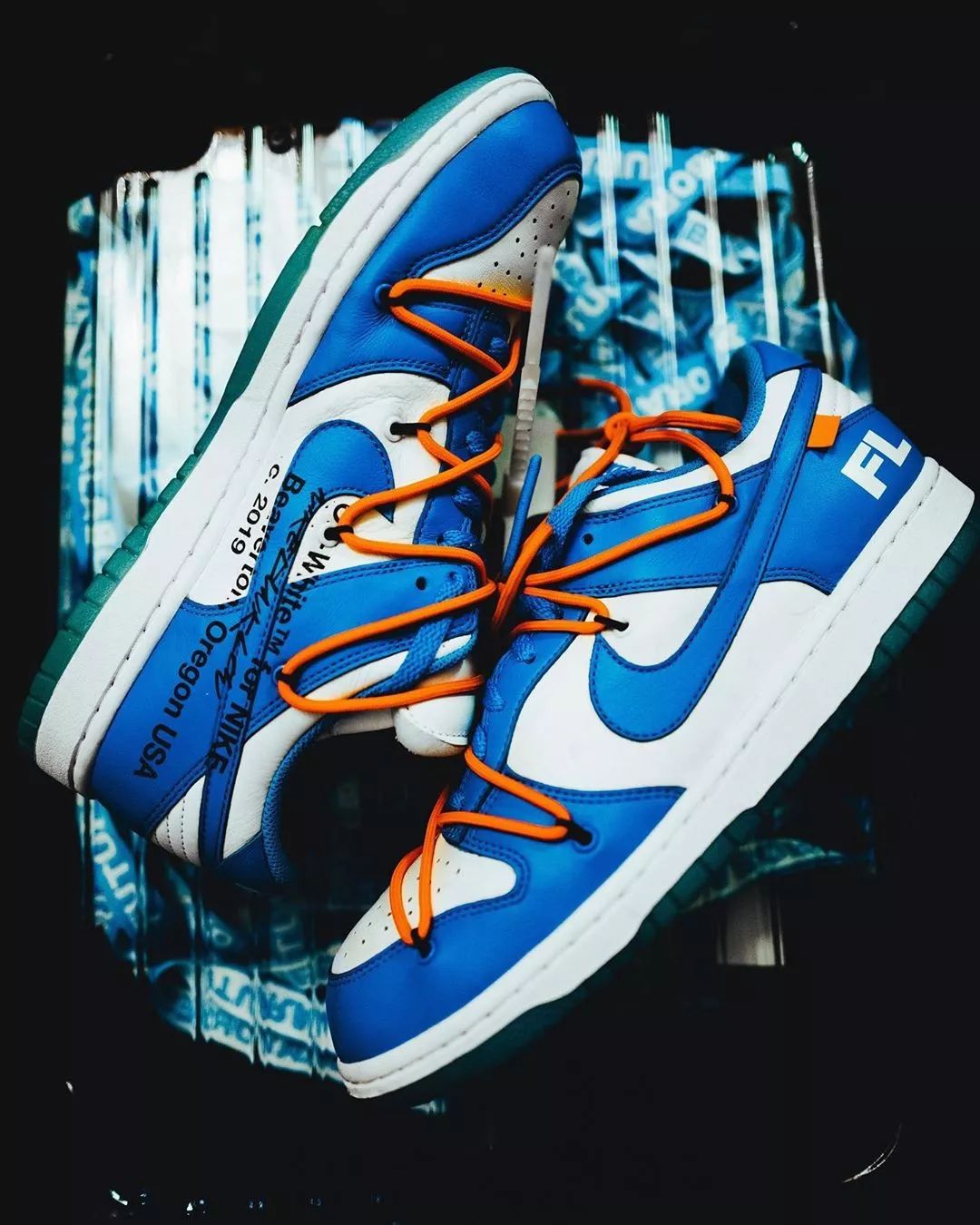 off-white x 耐克dunk三方联名北卡蓝/火影疑要发售了