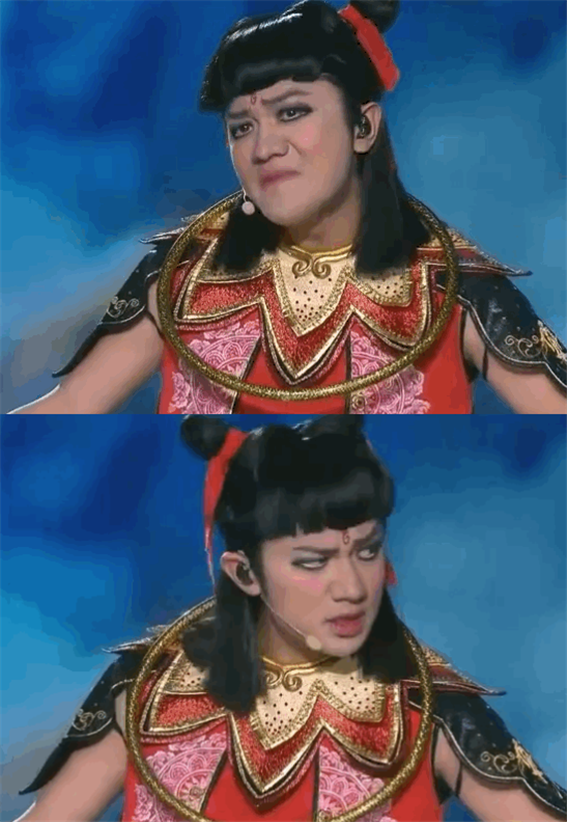 论模仿只服王祖蓝cos哪吒太生动就差踩着风火轮全场转圈啦