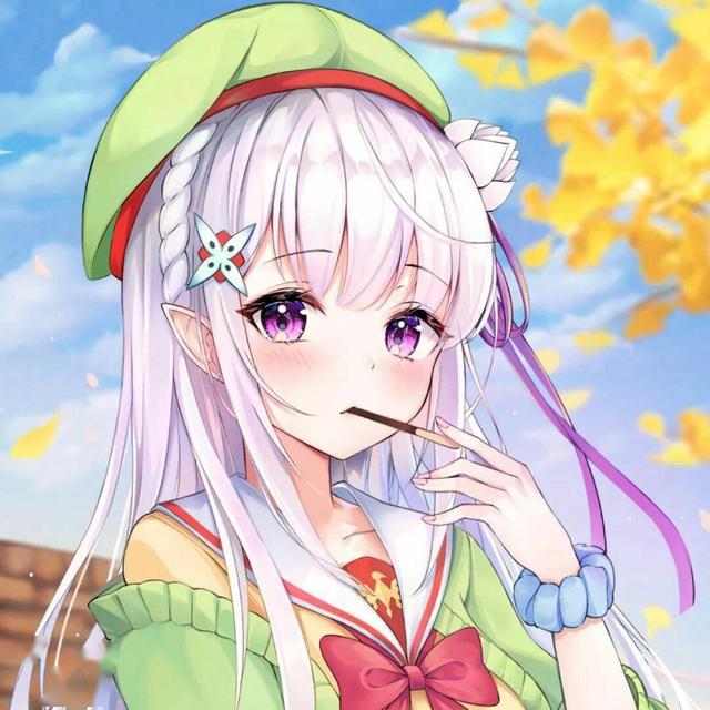 墨源.二次元头像/我一点都不想你