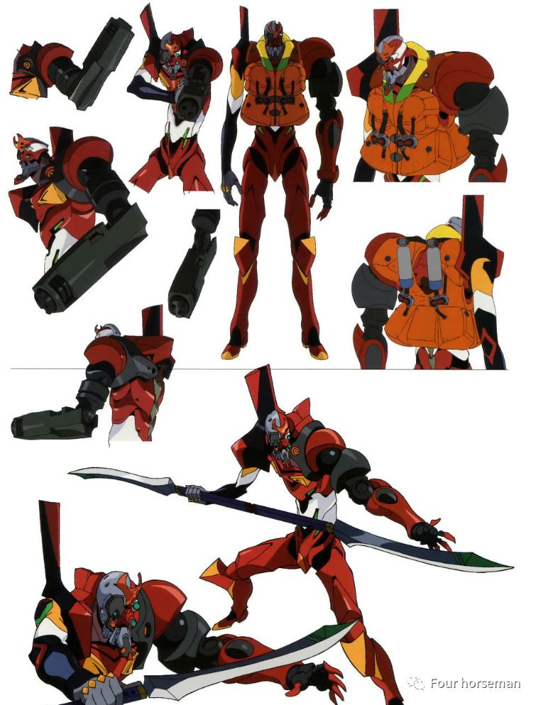 模玩图鉴新世纪福音战士eva2号机