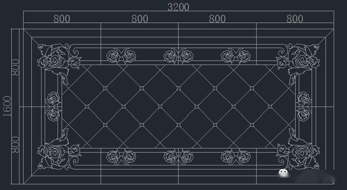 cad地面拼花图案怎么画图片