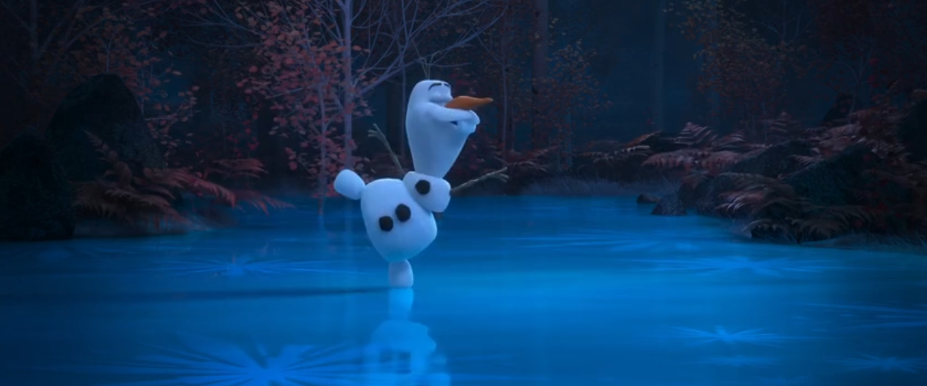 冰雪奇缘番外短片第二弹上线雪宝大跳冰上芭蕾