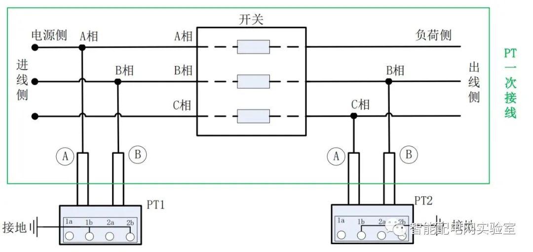 柱上开关pt接线图图片