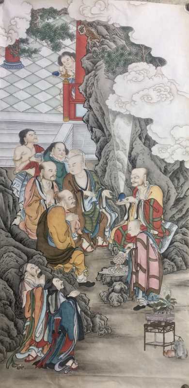 仙界罗汉普世佛传统境高是艺文