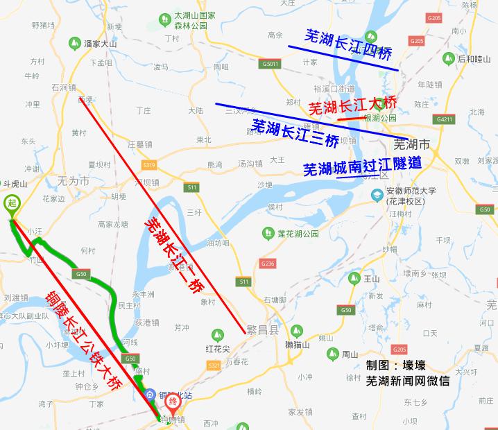 芜湖长江四桥规划位置图片