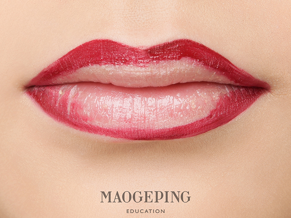 复古立体唇怎么画?