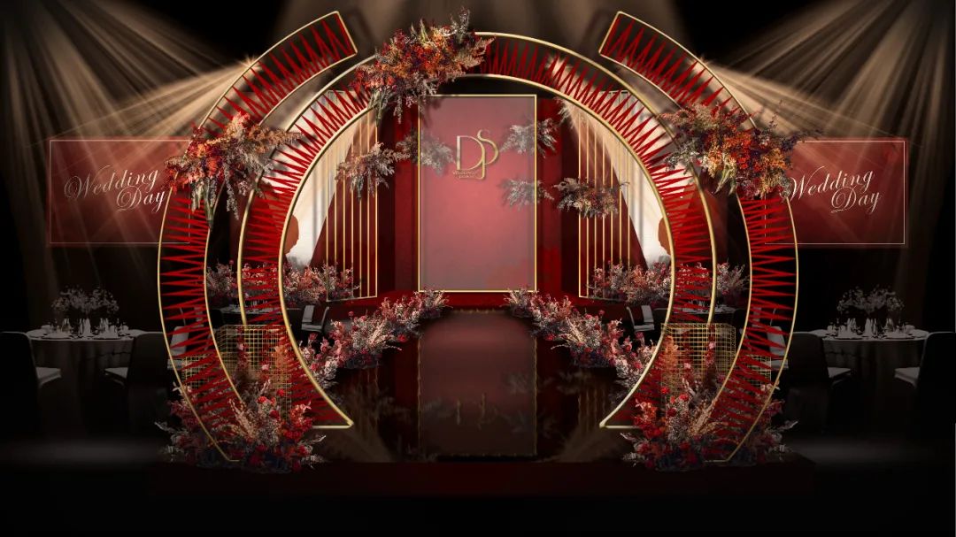 经典的红金配色同样的雍容华贵不一样的神秘浪漫