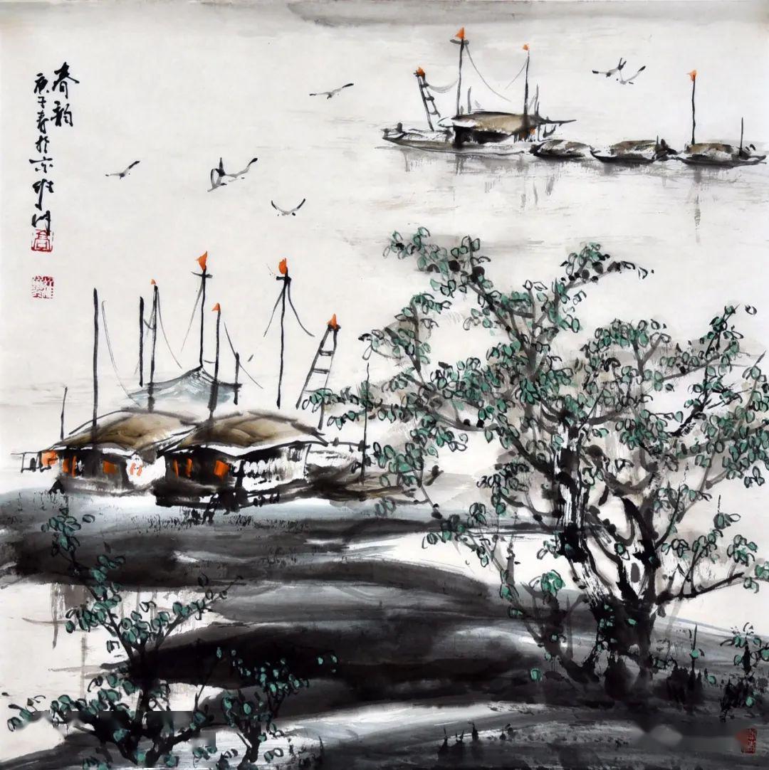 展示录制现场出版有《高维洲写意山水作品》,《高维洲国画作品辑》