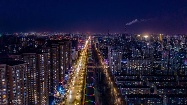 原创航拍沈阳夜空铁西区现代都市万家灯火再不是老工业基础的喧嚣