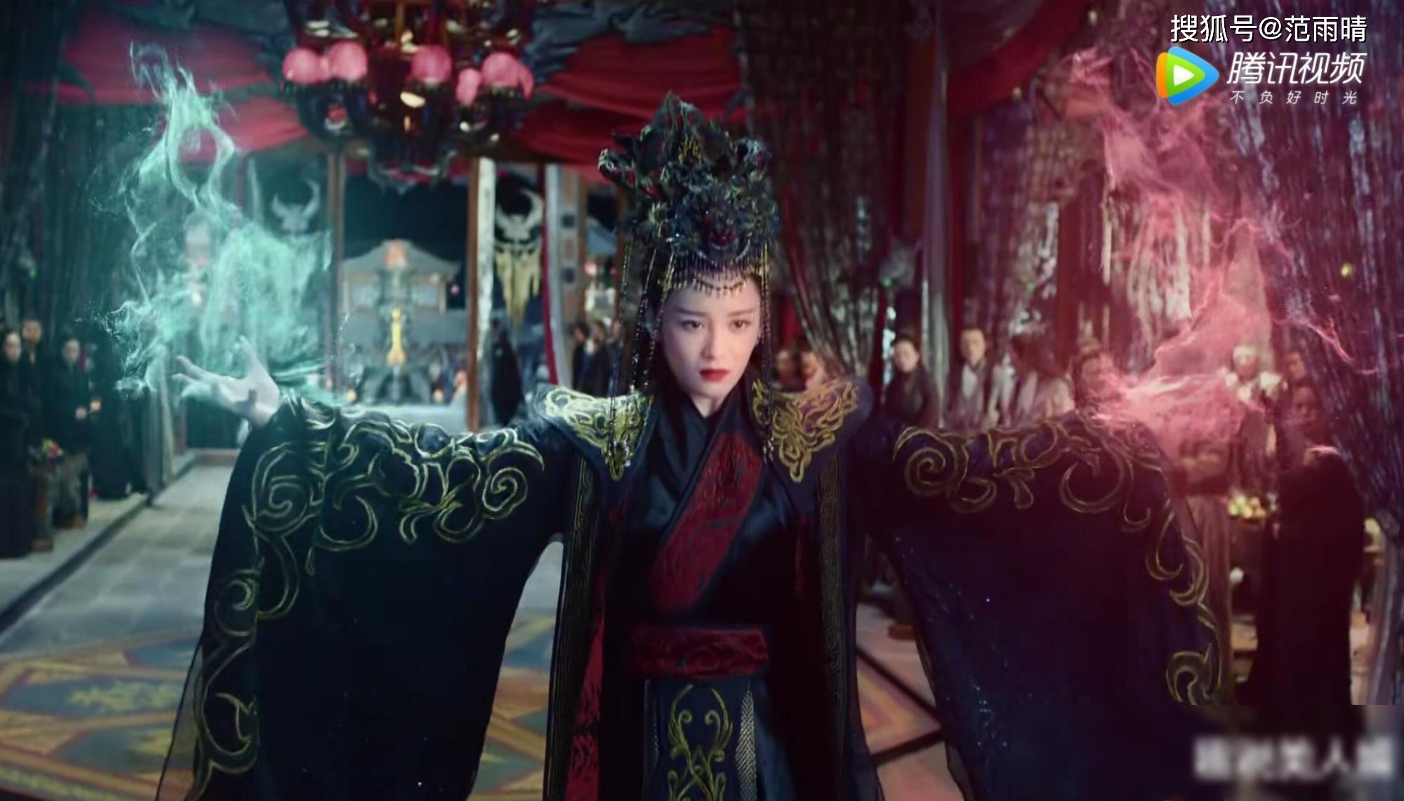 香蜜中穗禾全剧一共拥有12套古装天魔羽衣是双绝花朵裙最美艳