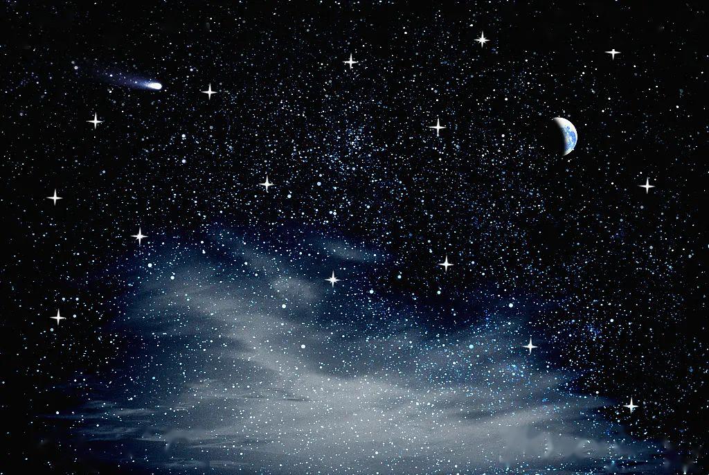 睡前故事为什么月亮和星星总是跟着我们走呢