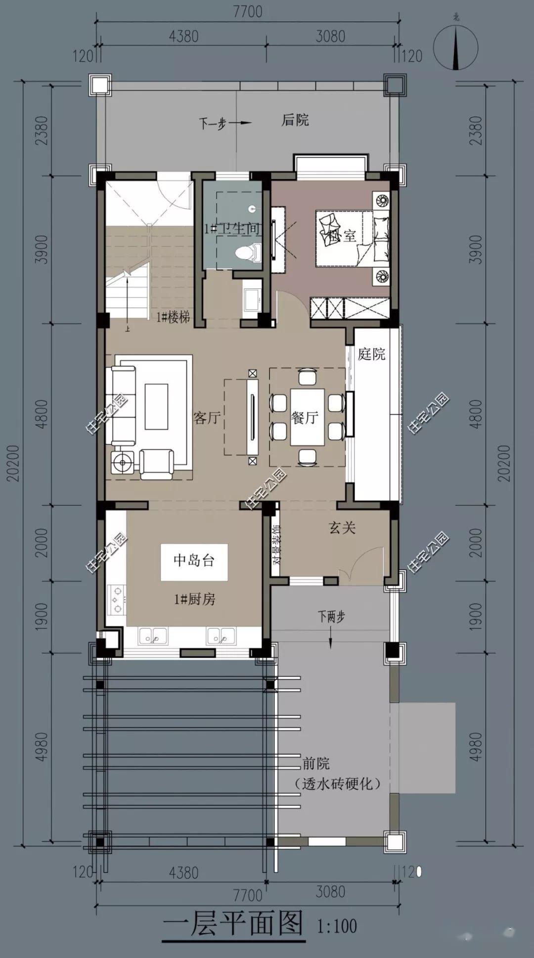 6x12米农村自建房图纸图片