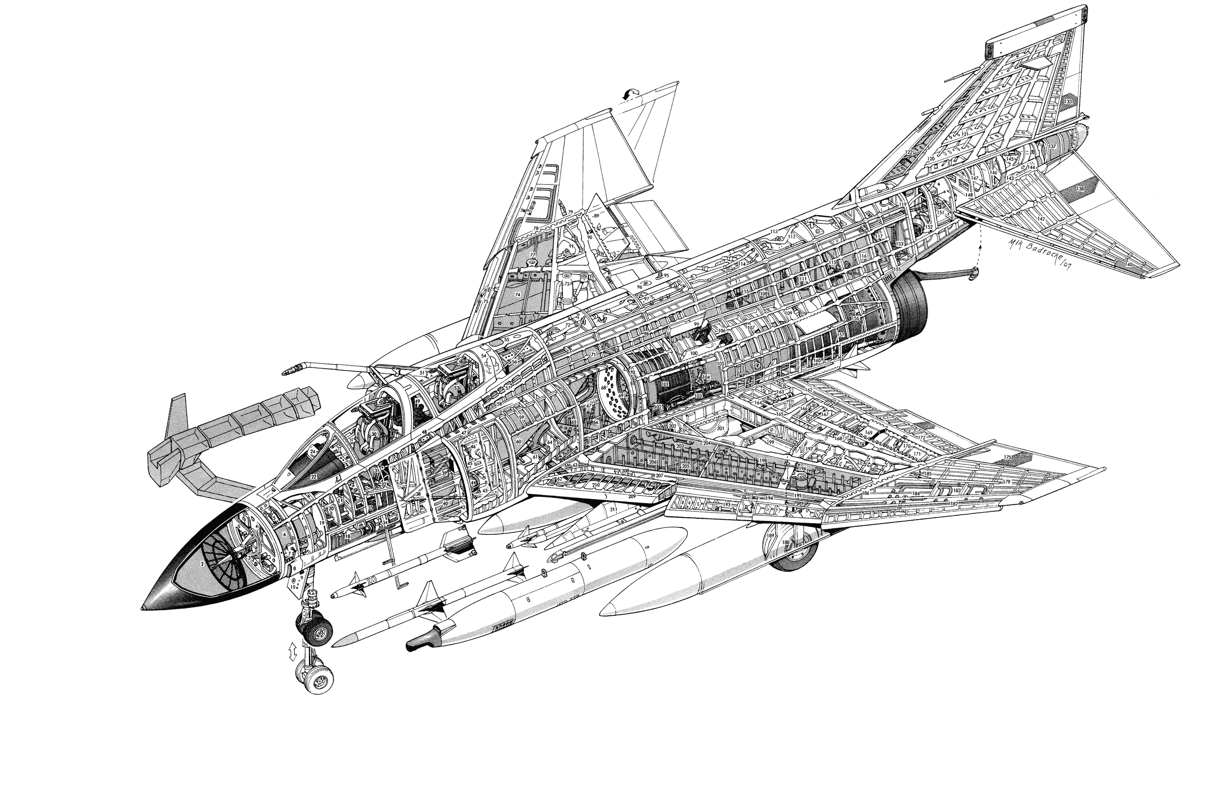 戰鬥機中的妖魔鬼怪導彈時代的產物美軍f3h與f4戰鬥機