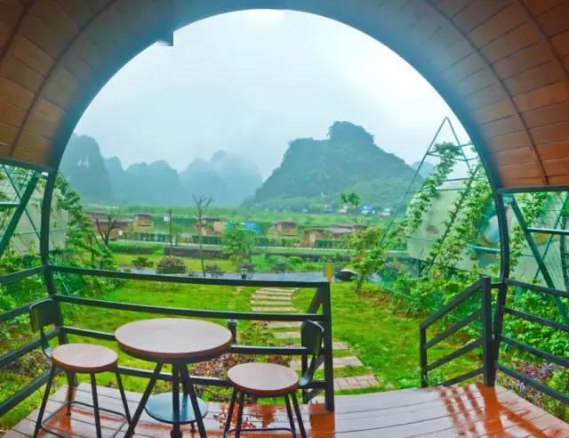 清远九龙峰林小镇￥299即抢箱亲相爱燕子屋特色民宿看云海翻腾看落日