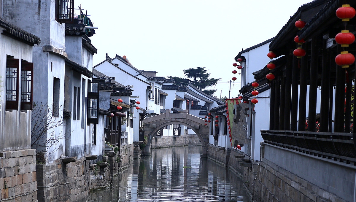 原创江苏一座很受欢迎的古镇是中国特色景观旅游名镇名字却难读对