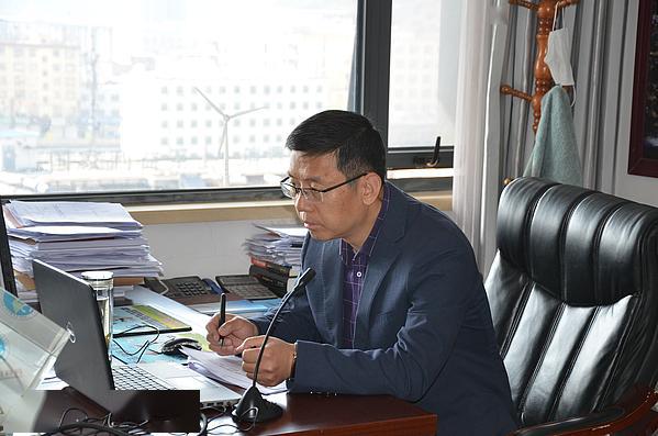 魏文涧通过视频的形式与北京华夏圣远能源科技有限公司,中石油管道局