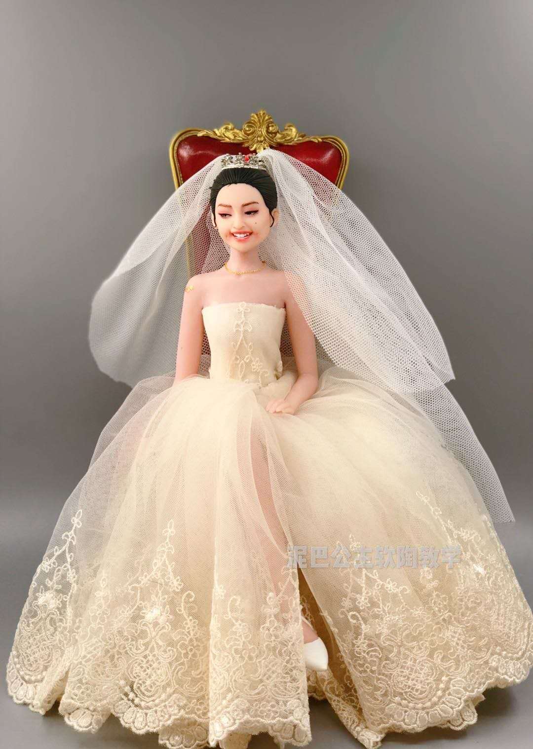 软陶人偶婚纱作品欣赏