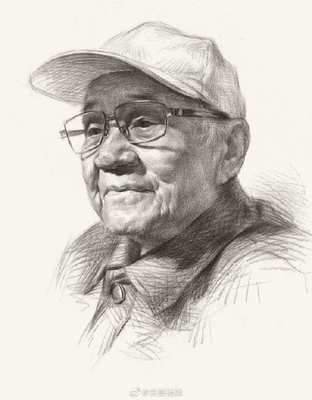 美术生艺术生素材 一组优秀的中老年男性素描头像赏析