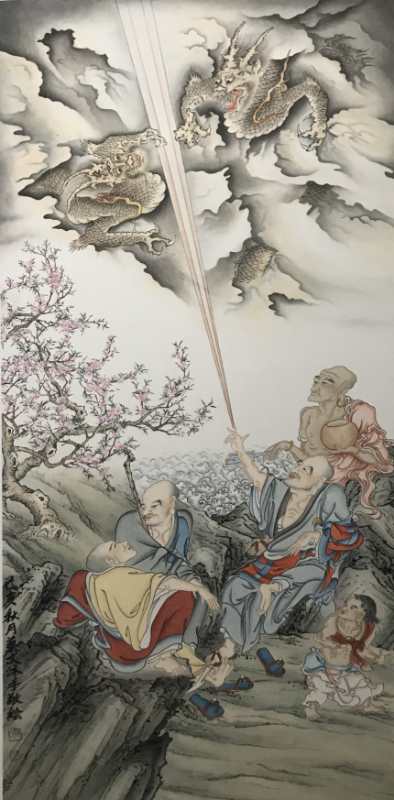 仙界罗汉普世佛传统境高是艺文