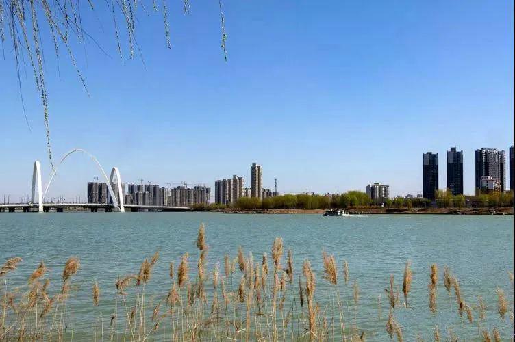 实景图新龙·御都国际周边6000亩汴西湖公园,有1740亩中意湖公园环绕