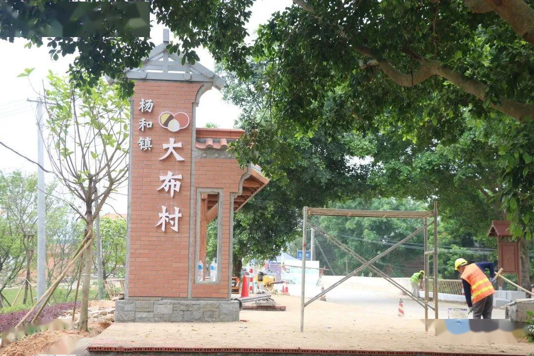 筑巢引凤大布村乡村振兴工程基本完工