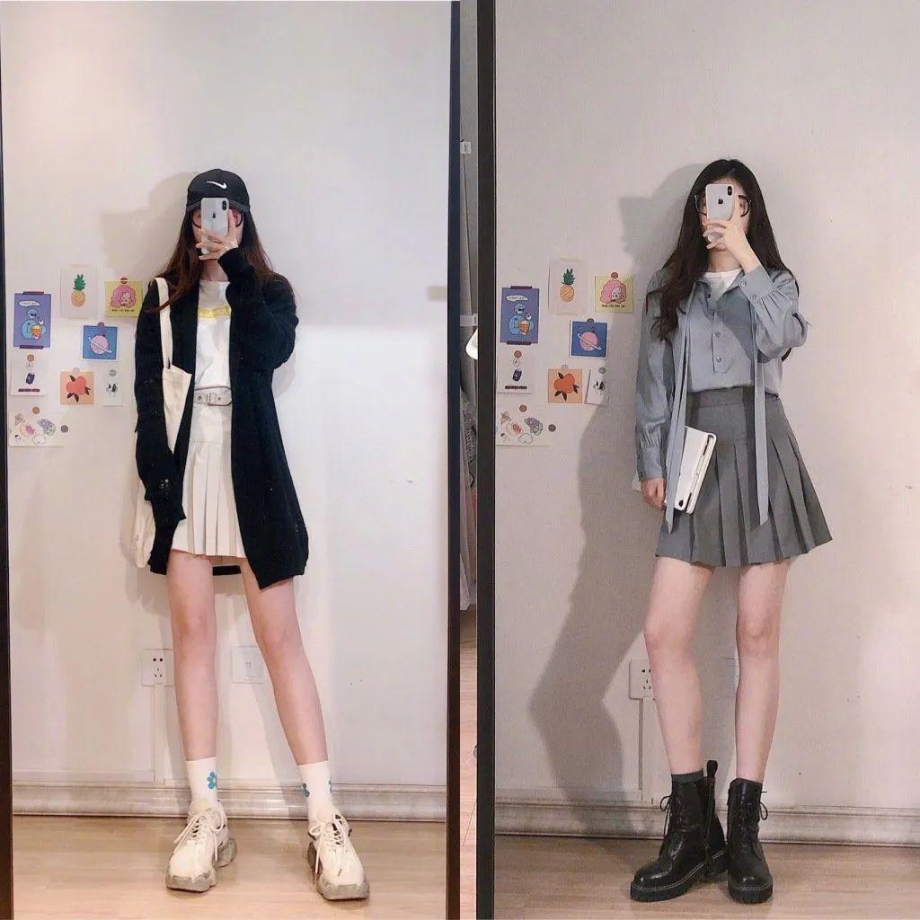 春装搭配:高个子女生春季穿搭示范,拒绝高大壮!